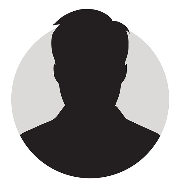 Generic user profile silhouette in a circular gray background (profile placeholder)